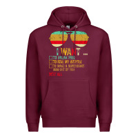 Burgundy I Want to Break Free to Ride My Bicycle Want It All Premium Hoodie - Bettercallsaul