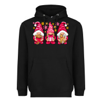 Pink Christmas Gnomes Heavyweight Hoodie | Teevron