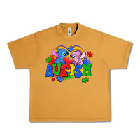 Peanut Butter autism stitch with lilo Urban Heavy Tee - AdoDesignShop