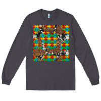 Smoke western autism seamless pattern Long Sleeve Tee - Artiststas
