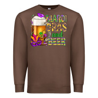 Chestnut Mardi Gras and beer Premium Sweatshirt - BundleAndBundleShop
