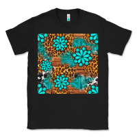 Black leopard gemstone seamless pattern Classic Tee - BundleAndBundleShop