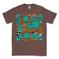 Chestnut leopard gemstone seamless pattern Classic Tee - BundleAndBundleShop