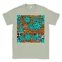 Matcha leopard gemstone seamless pattern Classic Tee - BundleAndBundleShop