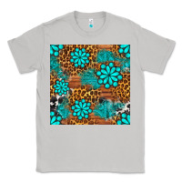 Moon Dust leopard gemstone seamless pattern Classic Tee - BundleAndBundleShop