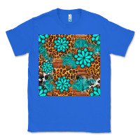 True Royal leopard gemstone seamless pattern Classic Tee - BundleAndBundleShop