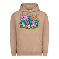 Pigment Burro Easter gnomies with truck Easter Day Urban Hoodie - HowdyJamesFarm