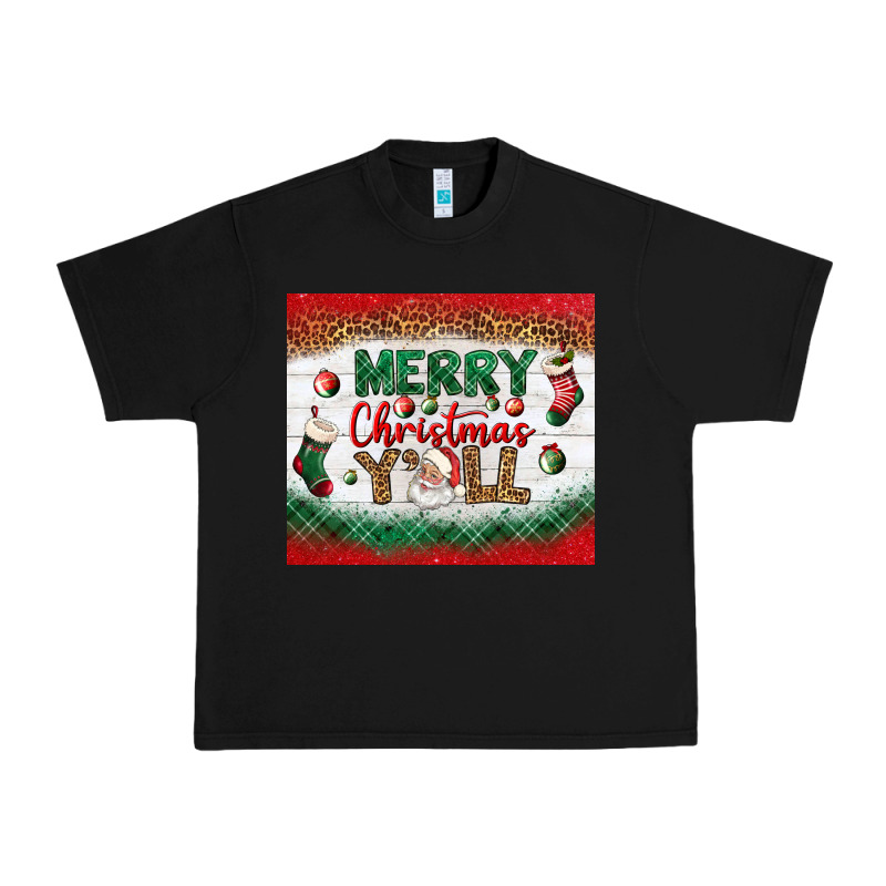 Merry Christmas Y'all Tumbler Urban Heavy Tee by BundleAndBundleShop | Teevron