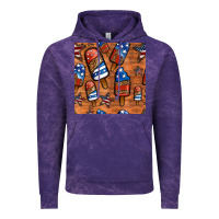 Cloud Purple patriotic popsicles seamless pattern Vintage Hoodie - HRA Design Shop
