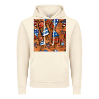 Vintage Artic patriotic popsicles seamless pattern Vintage Hoodie - HRA Design Shop