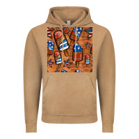 Vintage Camel patriotic popsicles seamless pattern Vintage Hoodie - HRA Design Shop