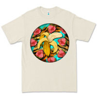 Bone banana and strawberries with tiger pattern Premium Tee - BarkalooDesign