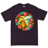 Plum banana and strawberries with tiger pattern Premium Tee - BarkalooDesign