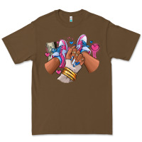 Cacao Pink and blue sneaker girl Premium Tee - RanaPortraitStore