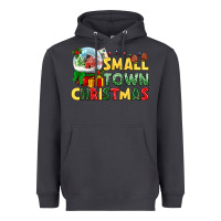 Smoke Small town Christmas Heavyweight Hoodie - NancyCooperArtShop