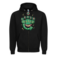 Black irish lodge vacant Zipper Hoodie - MaliasSmallBusiness