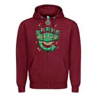 Burgundy irish lodge vacant Zipper Hoodie - MaliasSmallBusiness