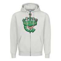 Dove Grey irish lodge vacant Zipper Hoodie - MaliasSmallBusiness