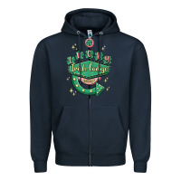 Navy irish lodge vacant Zipper Hoodie - MaliasSmallBusiness