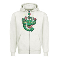 Oatmeal Heather irish lodge vacant Zipper Hoodie - MaliasSmallBusiness