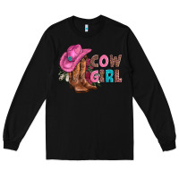 Black valentine day boots hat and roses Long Sleeve Tee - AdoDesignShop