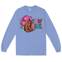 Colony Blue valentine day boots hat and roses Long Sleeve Tee - AdoDesignShop
