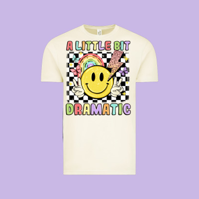 A Little Bit Dramatic Vintage Tee Designed By Jahusdesignshop