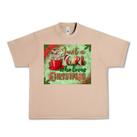 Burro just a girl who loves christmas mousepad Urban Heavy Tee - BundleAndBundleShop