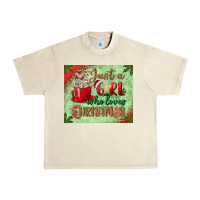 Sandshell just a girl who loves christmas mousepad Urban Heavy Tee - BundleAndBundleShop
