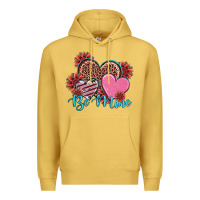 Antique Gold valentine's day be mine hearts sunflower Premium Hoodie - RanaPortraitStore