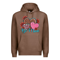 Chestnut valentine's day be mine hearts sunflower Premium Hoodie - RanaPortraitStore