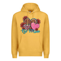 Mustard valentine's day be mine hearts sunflower Premium Hoodie - RanaPortraitStore