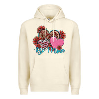 Sandshell valentine's day be mine hearts sunflower Premium Hoodie - RanaPortraitStore