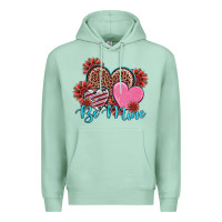 Seafoam valentine's day be mine hearts sunflower Premium Hoodie - RanaPortraitStore