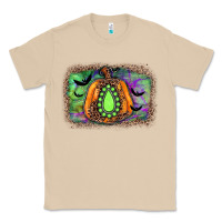 Mushroom halloween gemstone background Classic Tee - JahusDesignShop