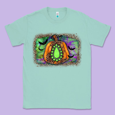 Halloween Gemstone Background Classic Tee Designed By Jahusdesignshop