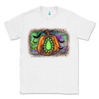 White halloween gemstone background Classic Tee - JahusDesignShop