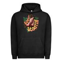 Pigment Black Boots scootin Urban Hoodie - HowdyJamesFarm