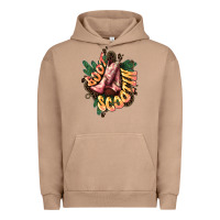 Pigment Burro Boots scootin Urban Hoodie - HowdyJamesFarm