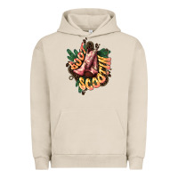 Pigment French Oak Boots scootin Urban Hoodie - HowdyJamesFarm