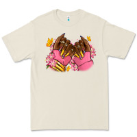 Bone Pink afro nails Premium Tee - RanaPortraitStore