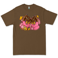 Cacao Pink afro nails Premium Tee - RanaPortraitStore