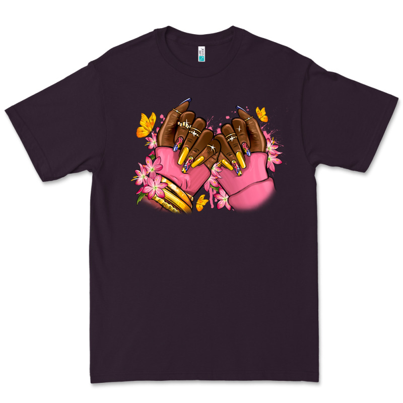 Pink Afro Nails Premium Tee by RanaPortraitStore | Teevron