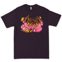 Plum Pink afro nails Premium Tee - RanaPortraitStore