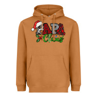 Meerkat Papa Claus with christmas lights and mistletoe Heavyweight Hoodie - NancyCooperArtShop