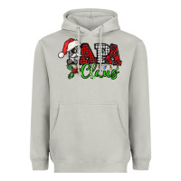Moon Dust Papa Claus with christmas lights and mistletoe Heavyweight Hoodie - NancyCooperArtShop