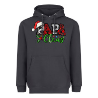 Smoke Papa Claus with christmas lights and mistletoe Heavyweight Hoodie - NancyCooperArtShop