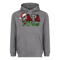 Storm Papa Claus with christmas lights and mistletoe Heavyweight Hoodie - NancyCooperArtShop