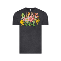 Vintage Black hippie soul Vintage Tee - JahusDesignShop