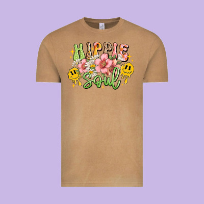 Hippie Soul Vintage Tee Designed By Jahusdesignshop